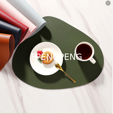 Nordic style Western food mat leather dinner mat for home use washable,waterproof,antislip
