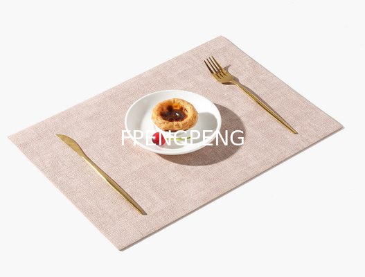 Nordic Instagram Square Leather Dining Mat Double sided Home Hotel Western Dining Mat Waterproof and Thermal Insulation