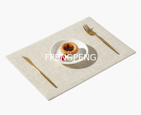 Nordic Instagram Square Leather Dining Mat Double sided Home Hotel Western Dining Mat Waterproof and Thermal Insulation