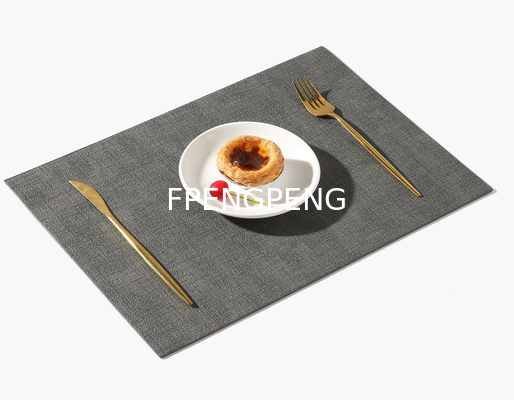 Nordic Instagram Square Leather Dining Mat Double sided Home Hotel Western Dining Mat Waterproof and Thermal Insulation