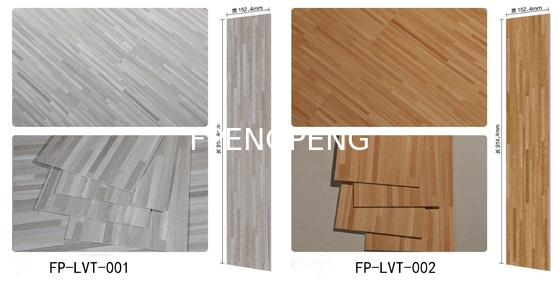 Wood Pattern PVC Flooring with Wear Layer 0.3mm for Environmental Friendly SPC floor