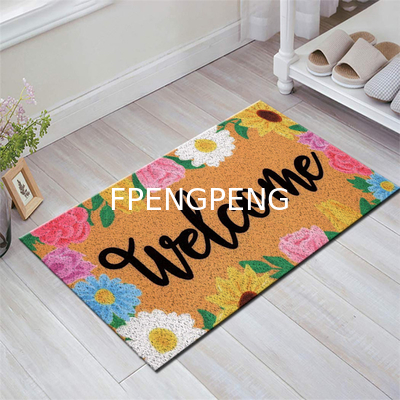 ANTI SLIP PVC Coil Mat with Rolling Bottom Embossed  Various colors and ship for choosing