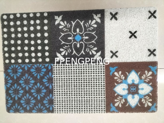 Non Slip Durable Outdoor Door Mat Ultra Absorb Mud Easy To Clean Indoor Doormat PVC coil mat