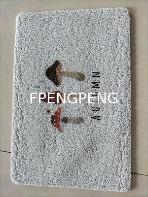 45*75cm Anti Slip PVC Coil Mat with Rolling Bottom Embossed  Various colors and ship for choosing Durable and easy clean