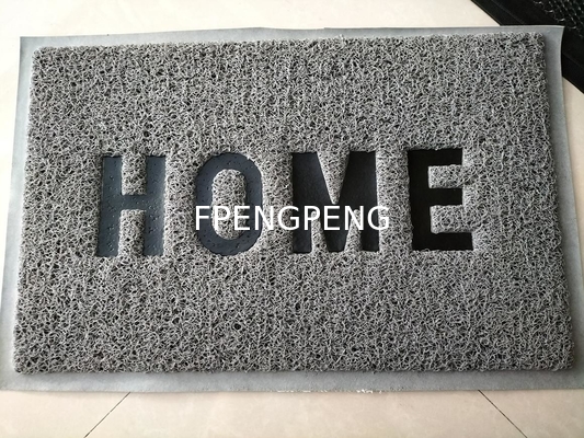 45*75cm Anti Slip PVC Coil Mat with Rolling Bottom Embossed  Various colors and ship for choosing Durable and easy clean