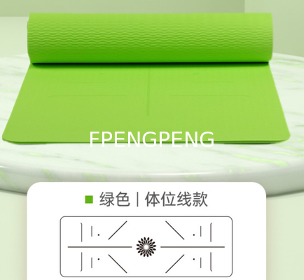 Manufacturing TPE Yoga Mat in Various Color Choices for PVC Material
