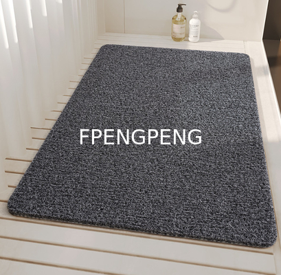 Colorful PVC Coil Mat for Adding Style and Functionality to Any Space Shower room, Customized PVC Coil Mat
