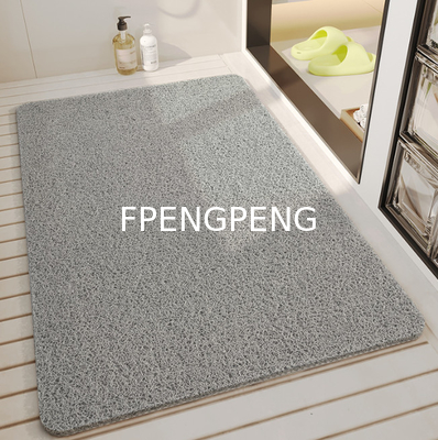 1.5kg/m2-4.5kg/m2 PVC Coil Mat with Customizable Pattern 1.22m Width Plain Soft for Bathroom Use with Anti Slip Backing