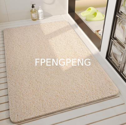 Colorful PVC Coil Mat for Adding Style and Functionality to Any Space Shower room, Customized PVC Coil Mat