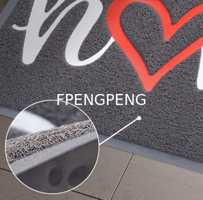 6-12mm Thickness Anti Slip Flooring with Customizable Pattern PVC Coil mat ECO Material