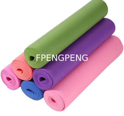 6mm PVC Mat for Exercise Non-Toxic and Eco-Friendly Material PVC Yoga Mat for Excercise