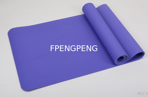 TPE YOGA MAT HIGH QUALITY VIOLET COLOR YOGA MAT FOR GYM EXTRA THICK EXERCISE MAT