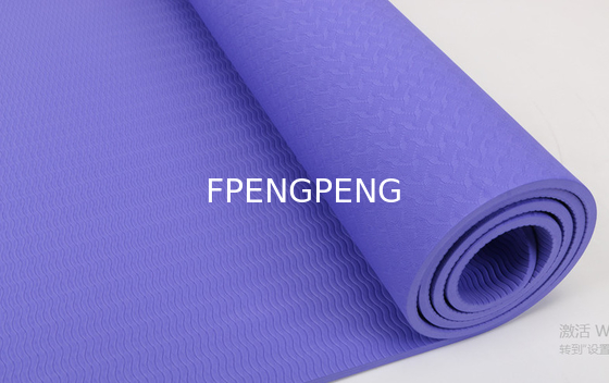 TPE YOGA MAT HIGH QUALITY VIOLET COLOR YOGA MAT FOR GYM EXTRA THICK EXERCISE MAT