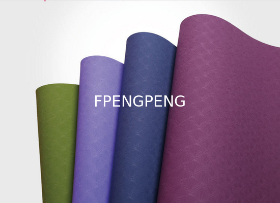 Super Elastic Anti-Tear Mesh Sandwich Yoga Mat TPE Material Perform Excellent in Anti-Slip