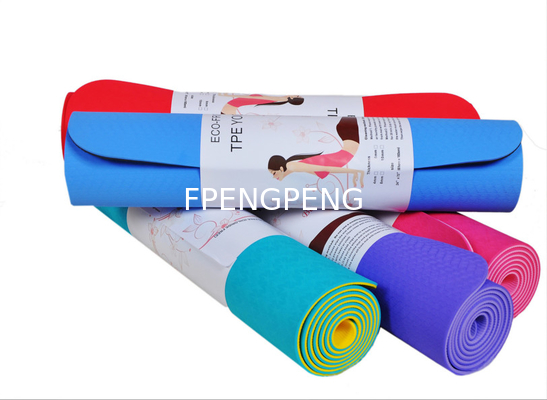 Folding Excercise Yoga Mat various color yoga mat Good Quality Eco friendly Printed Yoga Mat