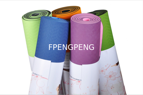 Super Elastic Anti-Tear Mesh Sandwich Yoga Mat TPE Material Perform Excellent in Anti-Slip