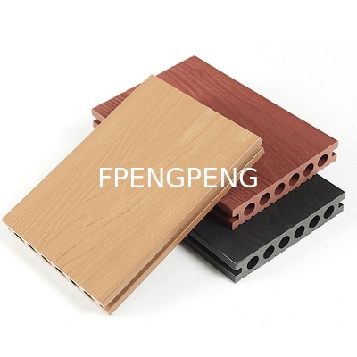Wood Plastic Composite Flooring Brushed Wood Grain WPC Wood Plastic Composite Decking