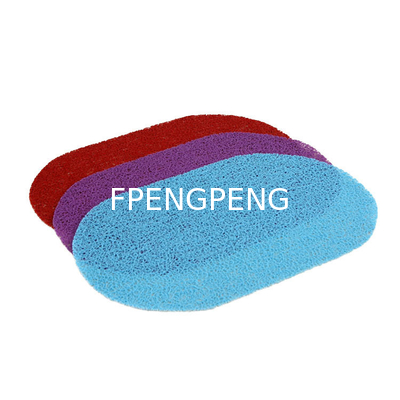 On Sale Oval Shape Dinner Mat Affordable Home Decor PVC Products New Home Decor Mat Spray Silk Meal Mat