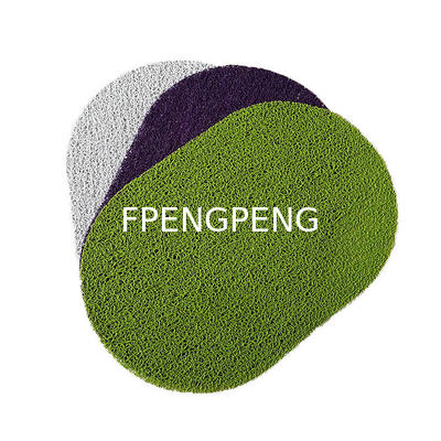 On Sale Oval Shape Dinner Mat Affordable Home Decor PVC Products New Home Decor Mat Spray Silk Meal Mat