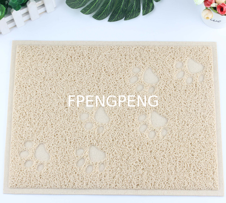 Animal Durable Anti Slip Waterproof trapper food pet cat litter mat Pet Accessories