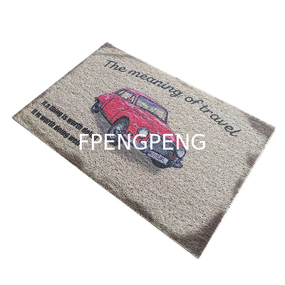 Customered Sizes 1.5kg/m2-4.5kg/m2 PVC Coil Mat with Customizable Pattern 1.22m Width Plain Soft with Anti Slip Backing