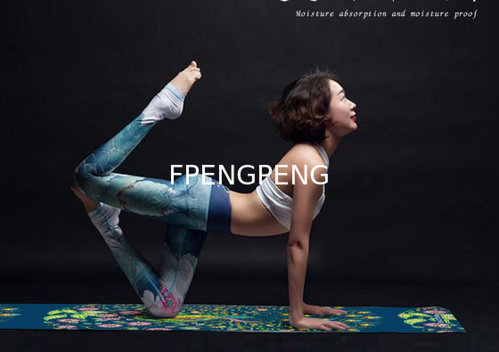 Anti Slip Extra Thick Customize Logo PU Leather Yoga Mat for Body Shape Building Exercise