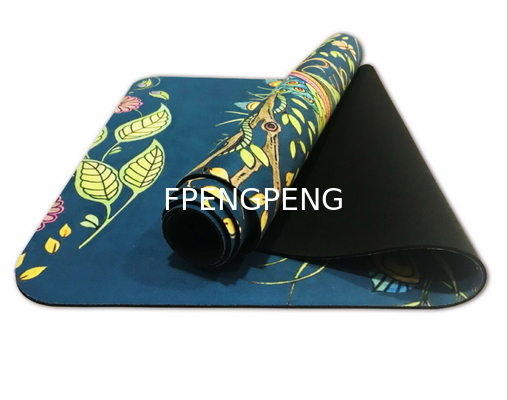 Natural Rubber Printed Yoga Mat with Private Label pilate&amp;yoga mat