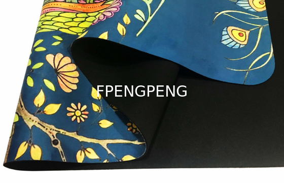 Natural Rubber Printed Yoga Mat with Private Label pilate&amp;yoga mat