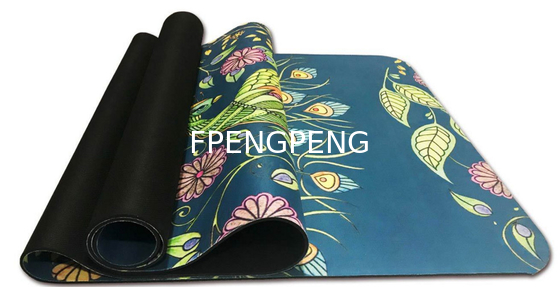 Natural Rubber Printed Yoga Mat with Private Label pilate&amp;yoga mat