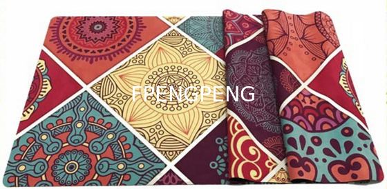 Timecreate Custom Extra Large Eco-Friendly Natural Rubber PU Yoga Mat with Print