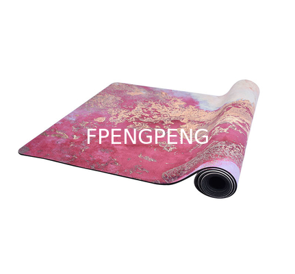 Thicken natural rubber printing yoga mats 2024 New colour print leather yoga mats