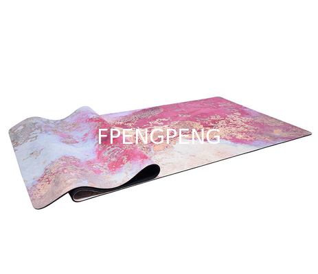 Thicken natural rubber printing yoga mats 2024 New colour print leather yoga mats