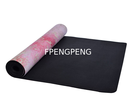 Thicken natural rubber printing yoga mats 2024 New colour print leather yoga mats