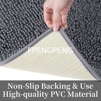 Encrypted and thickened Chenille floor mat, absorbent carpet, non slip bathroom mat, non slip foot mat, plush bathroom