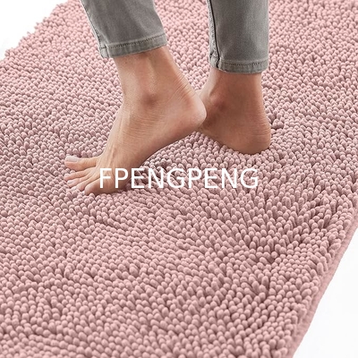Bath Rug 30x20, Thick Soft Absorbent Chenille, Rubber Backing Quick Dry Microfiber Mats, Machine Washable Rugs