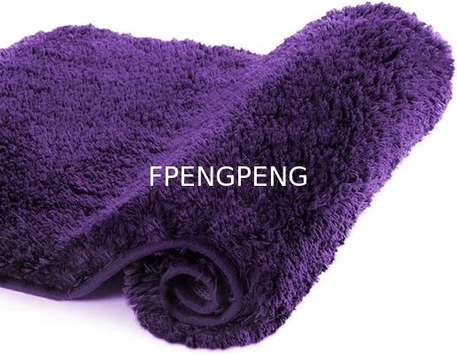luxurious rug mats Customizable Bath Rugs for Hospitality Industry Soft and Comfortable 24 inches microfiber rugs