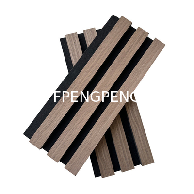 MDF Wooden Acoustic Slats Interior Wall Panel 2400*600*22mm acoustic sound panels for walls