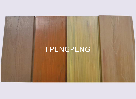 board wpc ASA co extruded 100 flat plate for wall decorative wall panels various color slat wood