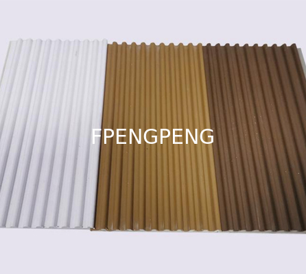 100 small wave board plates ASA co extruded  innovative designs wall decorative for indoor
