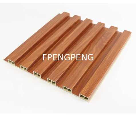 Luxury Hollow Wood Plastic Wall Cladding For Home Decoration lightweight design wpc wall panel