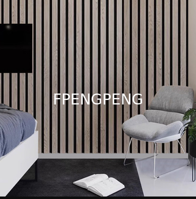Wood Panels for Wall, Time-Saving Installation, Versatile Wood Slat Wall Decor, Enhanced Acoustic &amp; Sound Proof Fluted Design for Home &amp; Office  Dark Walnut, 94.5x12.5 Inch