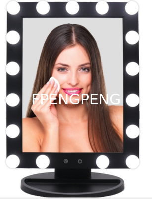 Smart Luminescent Mirror with Light for Daily Storage in Home Dormitory LED dressing up mirror