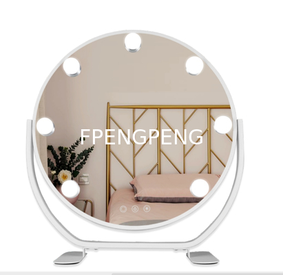 Smart Luminescent Mirror with Light for Daily Storage in Home Dormitory LED dressing up mirror
