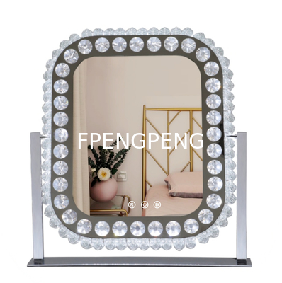 Smart Luminescent Mirror with Light for Daily Storage in Home Dormitory LED dressing up mirror