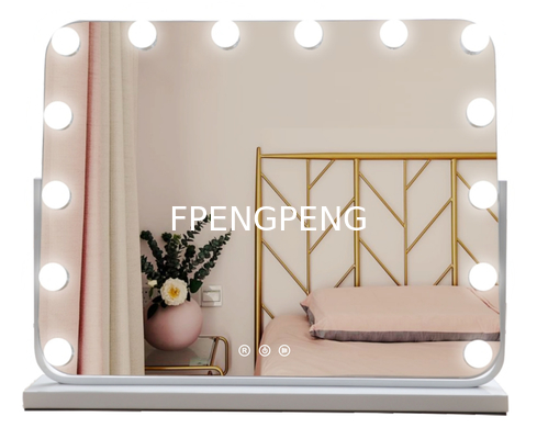 Smart Luminescent Mirror with Light for Daily Storage in Home Dormitory LED dressing up mirror