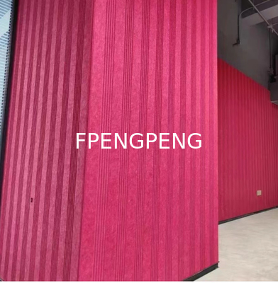 Interior Design Material 100% Polyester Fiber Sound Absorbing Felt Panel Acoustic Wall Panel