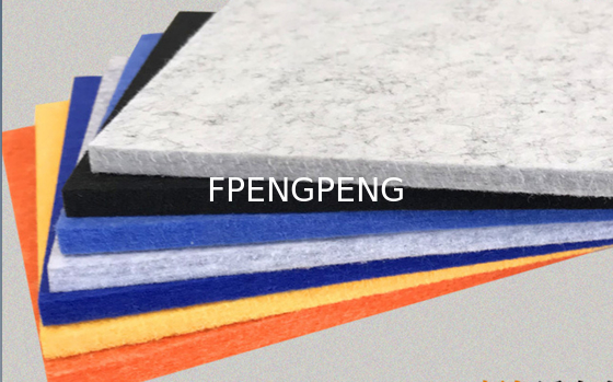 100% Eco-Friendly High Density Decorative Polyester Fiber Acoustic Board Felt Sound Absorbing Wall and Ceiling Panel