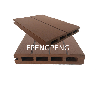 Low Maintenance Waterproof WPC Decking Boards With Fire Resistant Eco Friendly Features