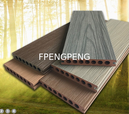 Recycled Eco Friendly Wood Composite Decking with Fire Resistant UV Resistant Waterproof Flooring
