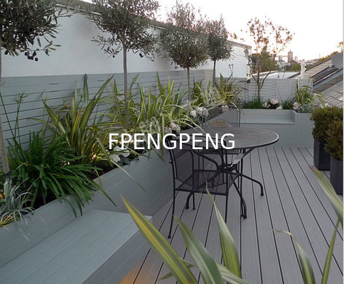Recycled Eco Friendly Wood Composite Decking with Fire Resistant UV Resistant Waterproof Flooring